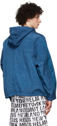 Helmut Lang Blue Canvas Anorak Jacket