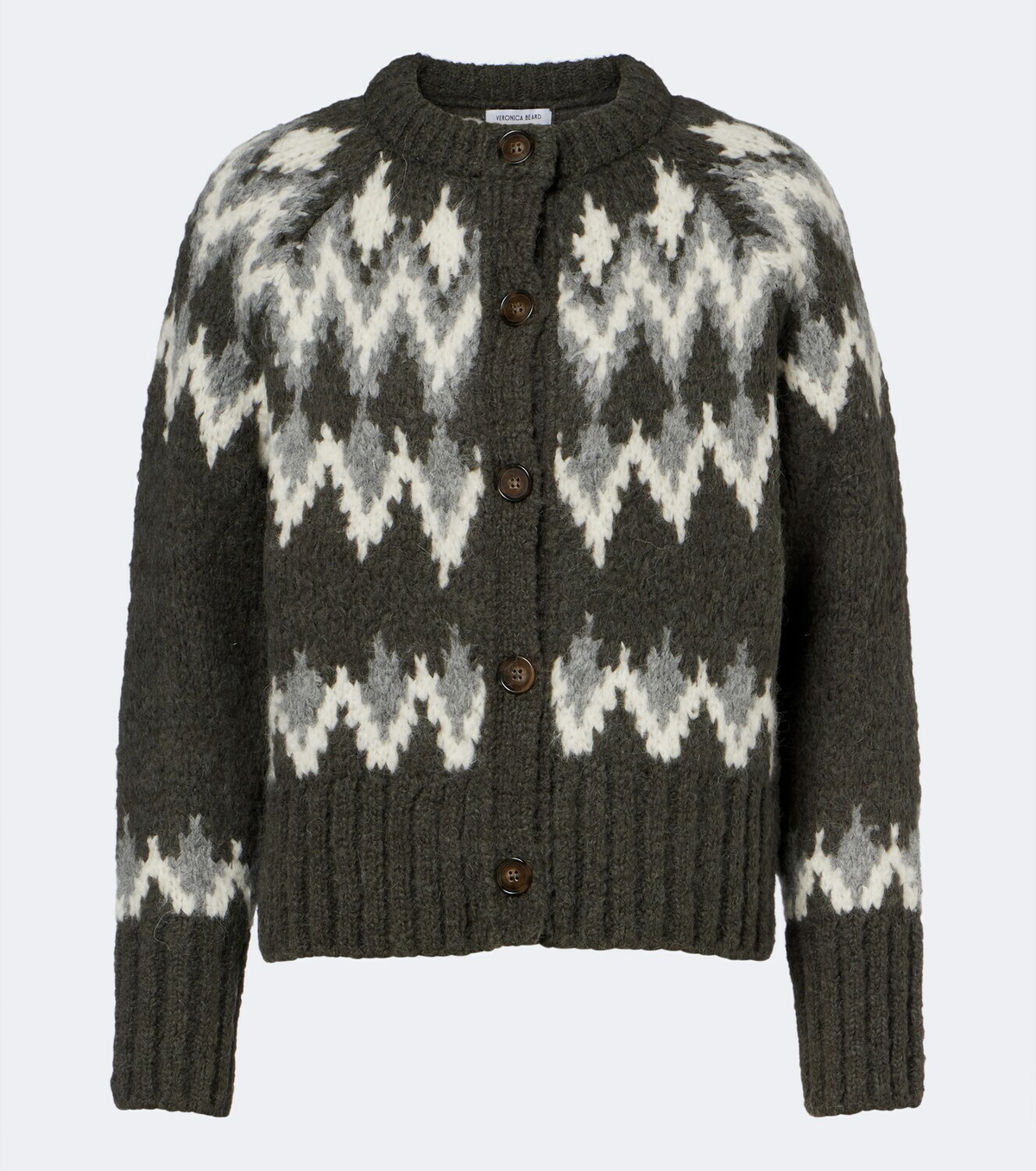 Veronica Beard Christina Fair Isle cardigan