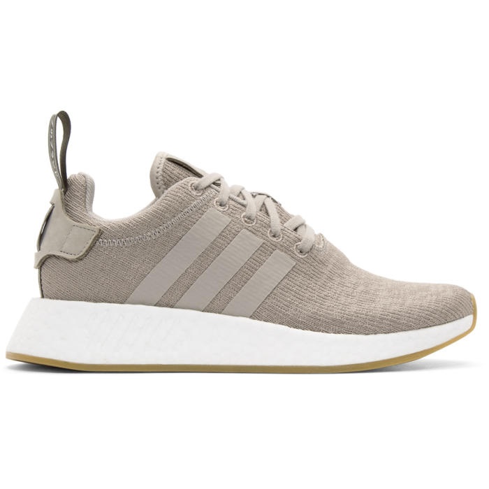 Photo: adidas Originals Taupe NMD-R2 Sneakers 