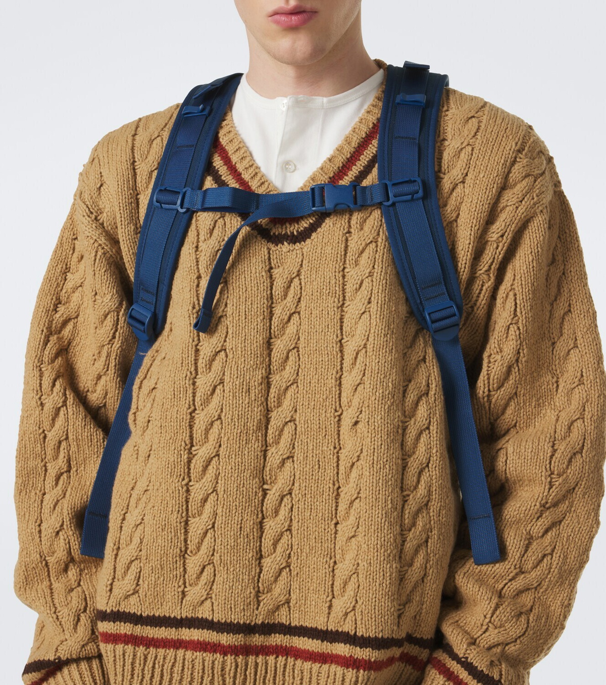 Visvim Condura leather-trimmed backpack