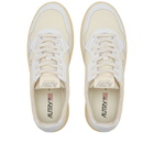 Autry Men's Medalist Low Canvas Sneakers in White