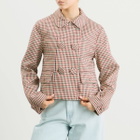 House Of Sunny Women's Marie Jacket in Wine Multi