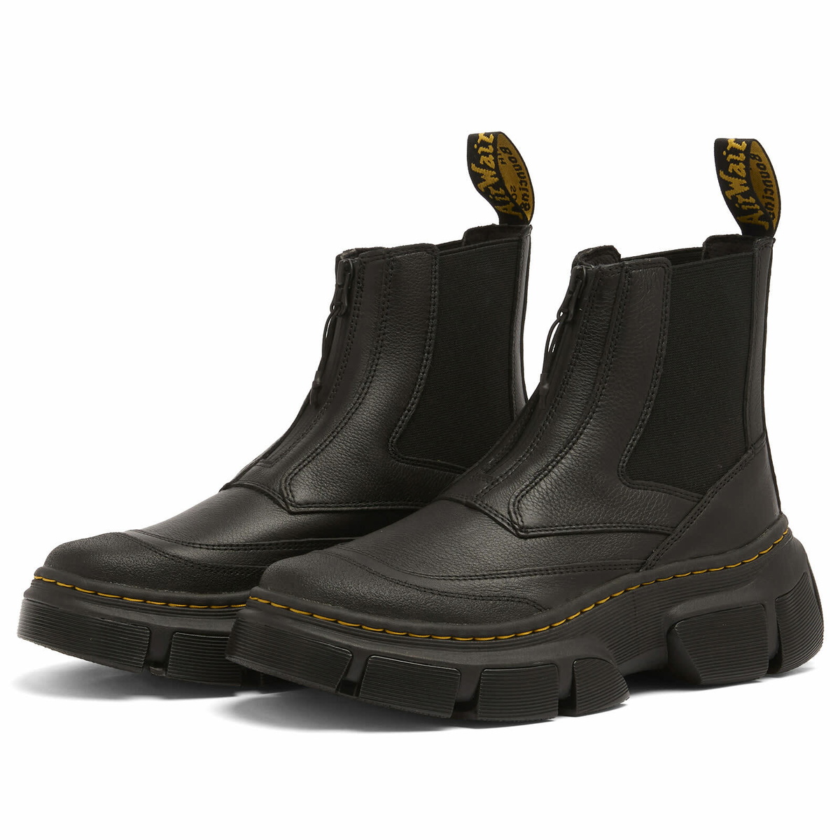 Dr. Martens Women's DMXL Zip Chelsea Boot in Black Lunar