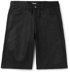 Raf Simons - Wide-Leg Denim Shorts - Black