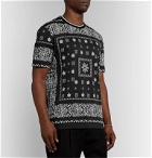 Dolce & Gabbana - Slim-Fit Printed Cotton-Jersey T-Shirt - Black