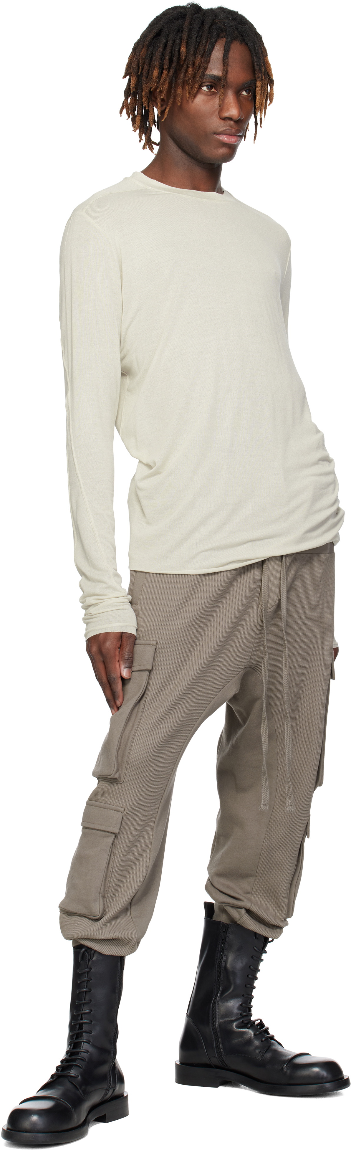 thom/krom Gray M ST 498 Cargo Pants