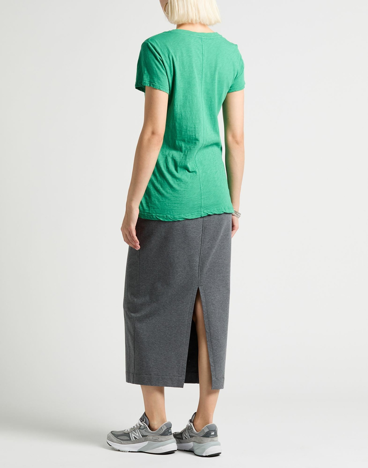 Velvet Womens T-shirt in Green