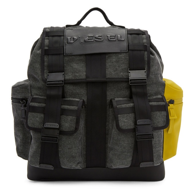 Photo: Diesel Grey and Black M-Cage Backpack