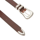 Nudie Jeans Co Men's Western Belt in Dark Brown