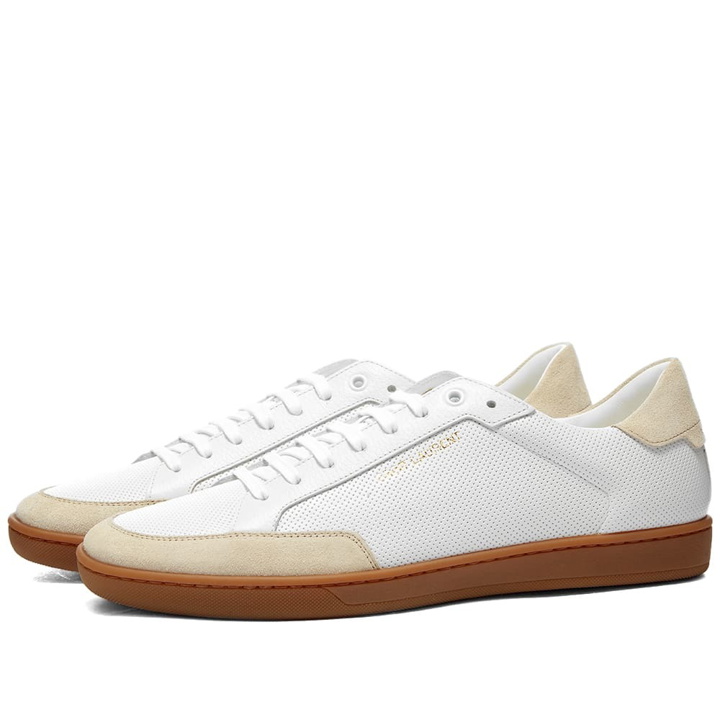 Photo: Saint Laurent SL-10 Court Leather Sneaker