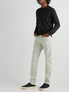 John Smedley - Belper Slim-Fit Wool and Cotton-Blend Polo Shirt - Blue