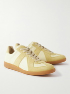 Maison Margiela - Replica Leather and Suede Sneakers - Yellow