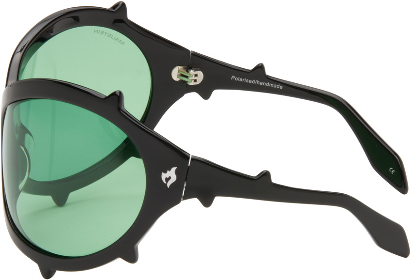 MAUSTEIN SSENSE Exclusive Black Bug Spike Sunglasses
