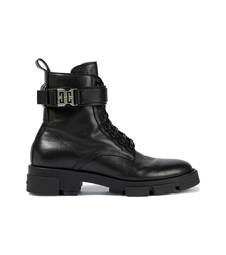 Photo: Givenchy - Terra leather ankle boots