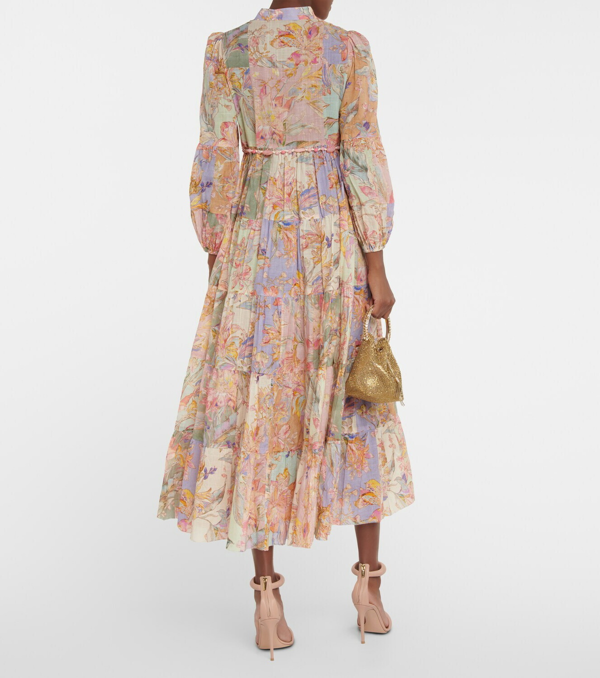 knee length dresses for ladies Gathered Detail T-Shirt Midi Dress by Victoria Beckham main image 0