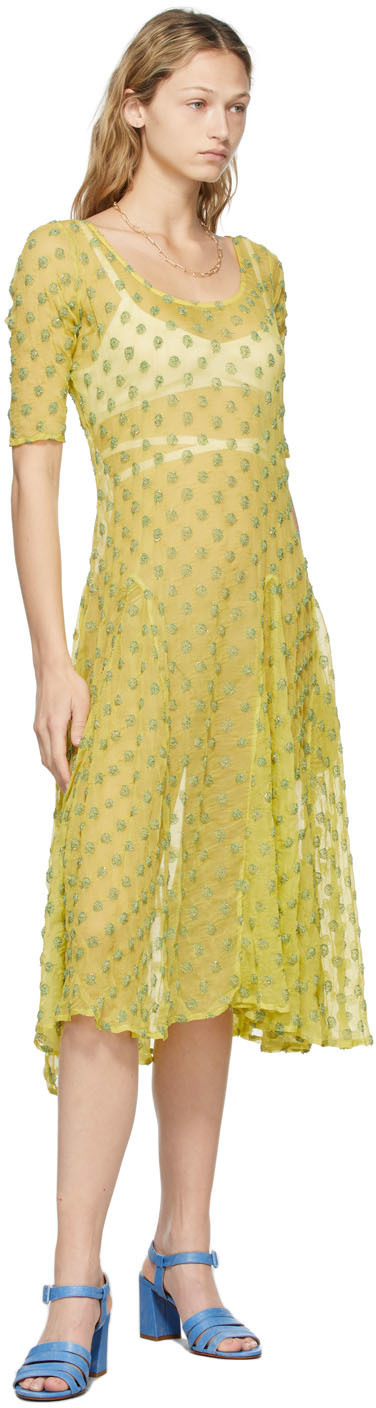 green emerald velvet dress Maryam Nassir Zadeh