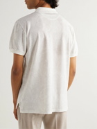 Etro - Logo-Embroidered Paisley-Print Cotton-Piqué Polo Shirt - White