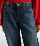 Khaite Karo mid-rise barrel-leg jeans
