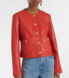 Veronica Beard Andrea leather jacket