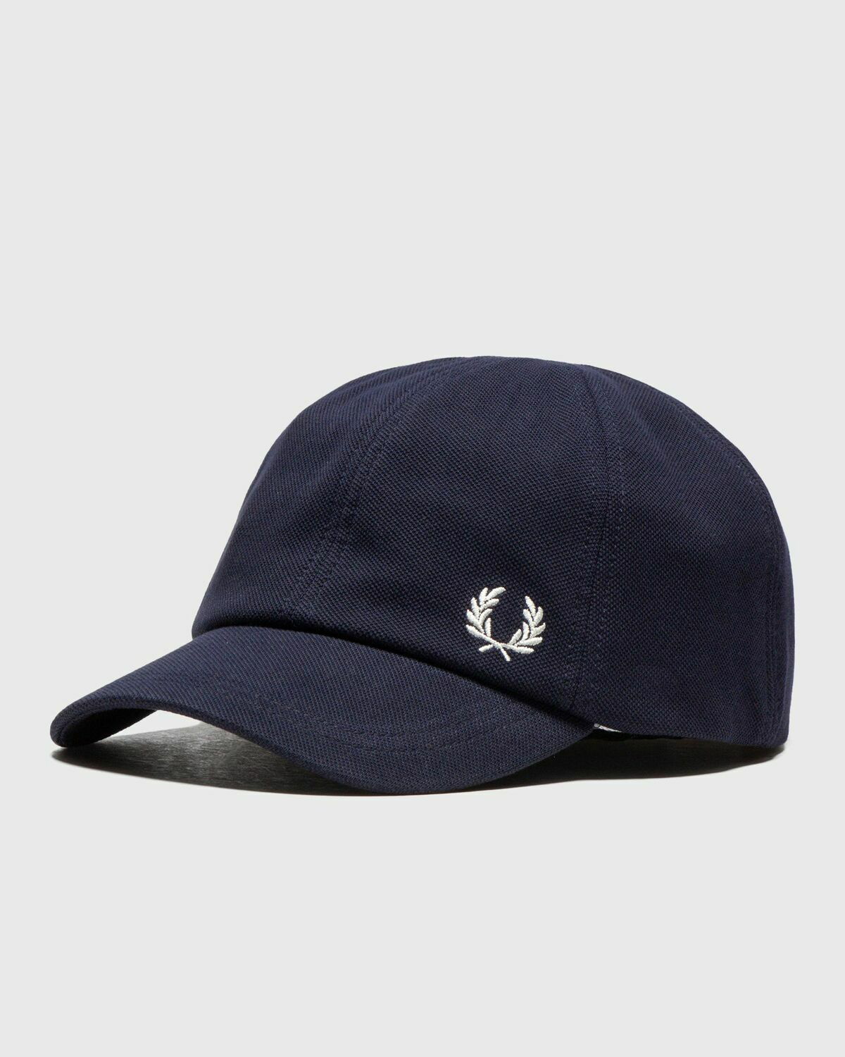 Fred Perry Pique Classic Cap Blue Mens Caps Fred Perry