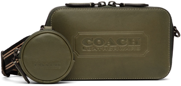 Photo: Coach 1941 Khaki Charter Slim Crossbody Messenger Bag