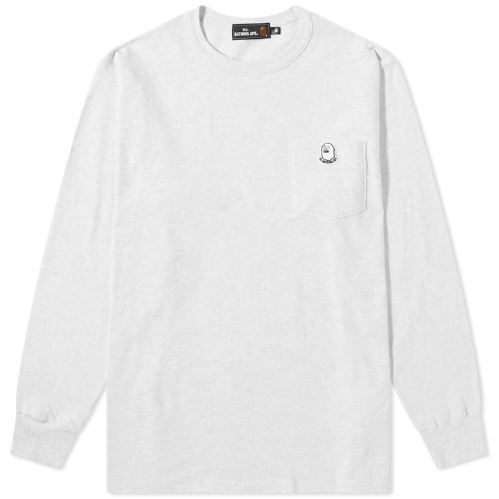 Photo: A Bathing Ape Long Sleeve Pocket Wide Tee