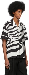 Bottega Veneta Black & White Zebra Shirt