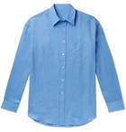 Anderson & Sheppard - Linen Shirt - Blue