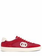 GUCCI G74 Gg Suede & Fabric Sneakers