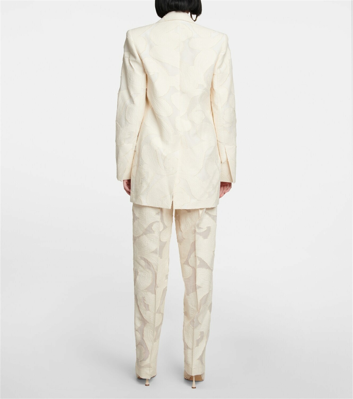 The Mannei Caen jacquard cotton blazer