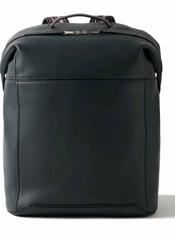 Photo: Paul Smith - Logo-Embossed Leather Backpack