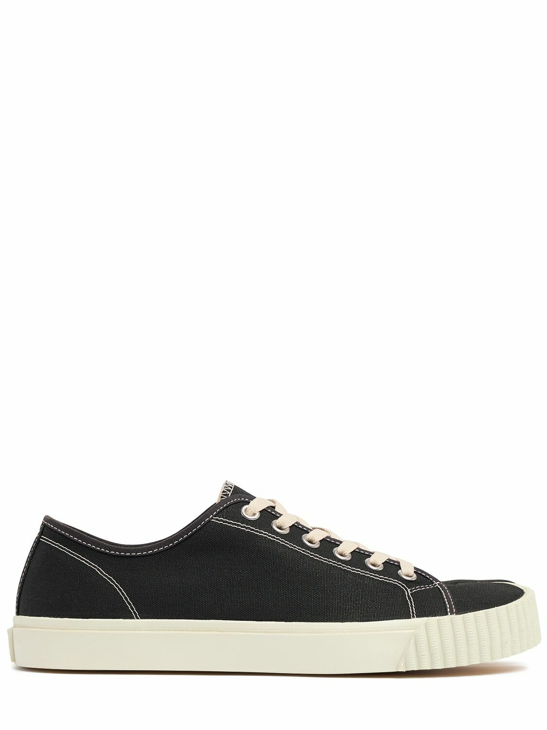 MAISON MARGIELA Tabi Cotton Canvas Low Top Sneakers Maison
