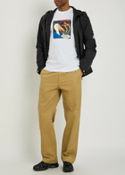 Moncler Printed Cotton T-shirt White