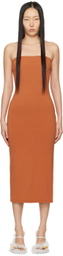 Miaou Orange Lila Midi Dress