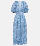 Poupette St Barth Reine floral midi dress