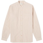 Oliver Spencer Men's Grandad Shirt in Pink