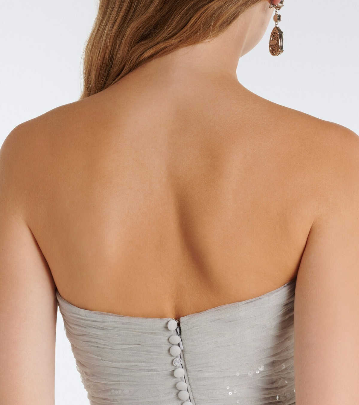 Marmar Halim Sequined bustier gown