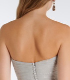 Marmar Halim Sequined bustier gown