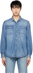 Polo Ralph Lauren Blue Faded Denim Shirt