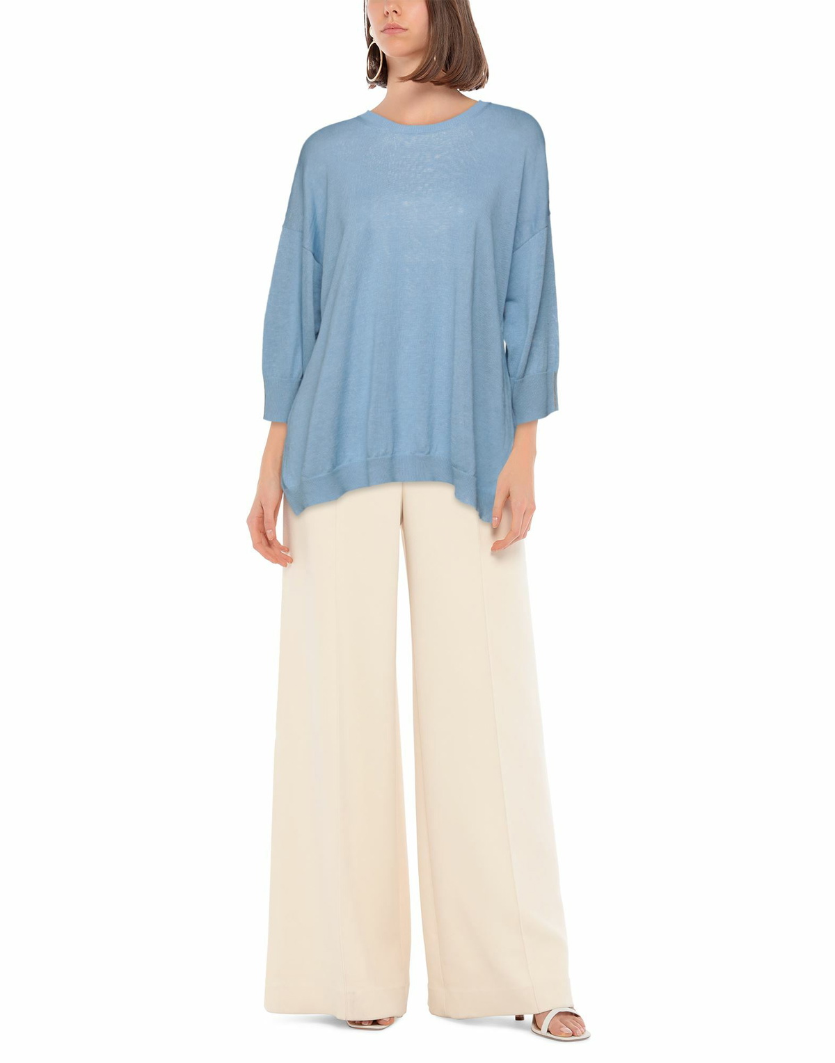 Peserico Womens Sweater Sky in Blue