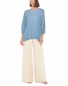 Peserico Womens Sweater Sky in Blue