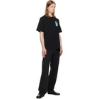 Casablanca Black 'L'Arche' Short Sleeve T‑shirt