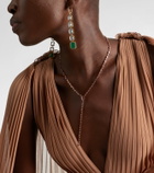 Shay Jewelry Y 18kt rose gold necklace with sapphires