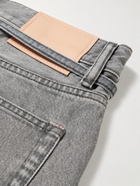 Acne Studios - Roland Straight-Leg Belted Denim Shorts - Gray