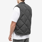 Cole Buxton Men's CB Quilted Vest in Black
