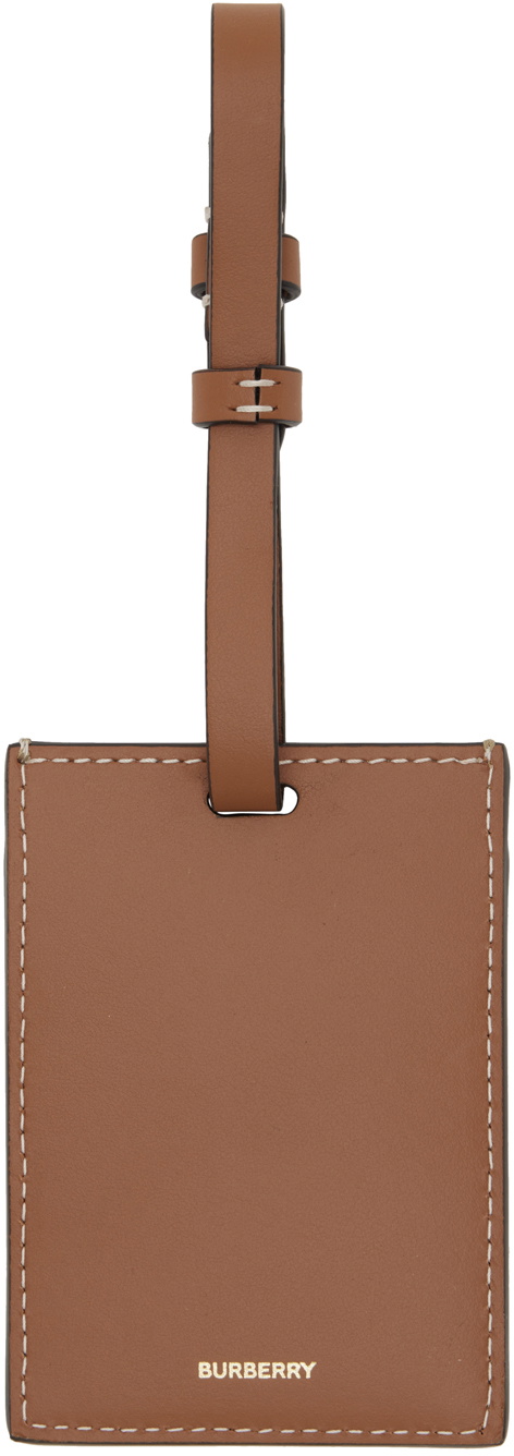 Burberry Beige Check Luggage Tag