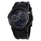 Harry Winston Ocean Dual Time Automatic Black Opalien Dial Mens Watch OCEATZ44ZZ007