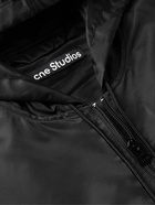 Acne Studios - Logo-Print Shell Hooded Jacket - Black