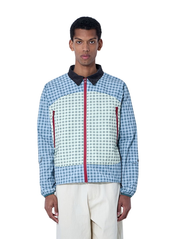 Photo: Metalwood Checked Zip-Up Jacket