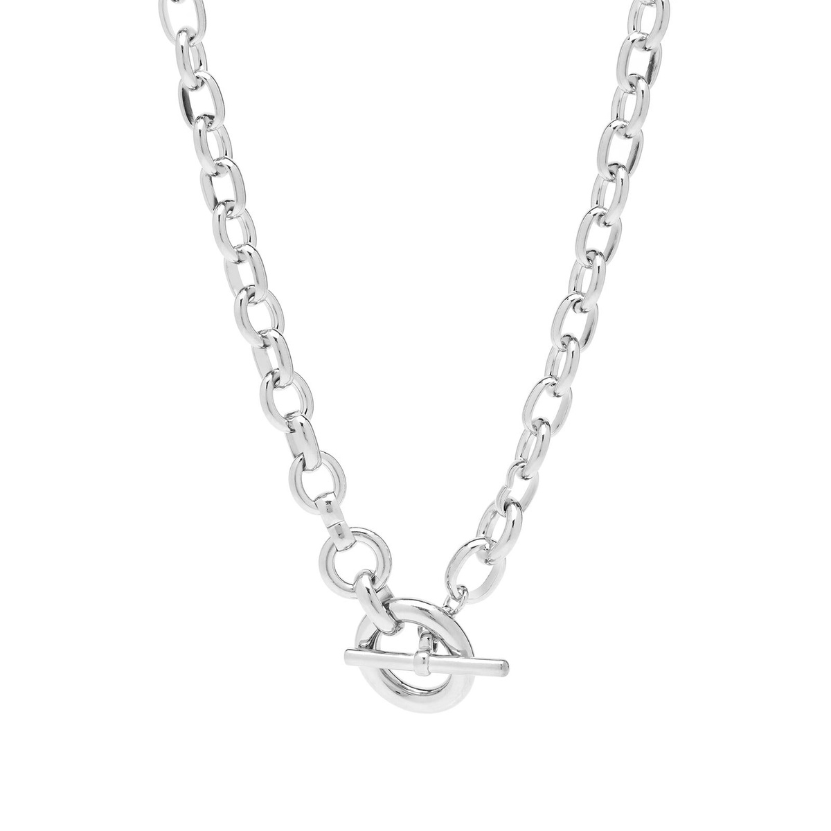 Laura Lombardi Women's Portrait Necklace in Silver Laura Lombardi